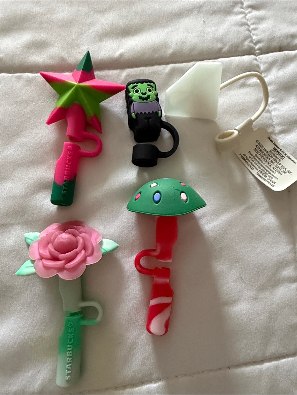 (5) Kids Straw Topper Set